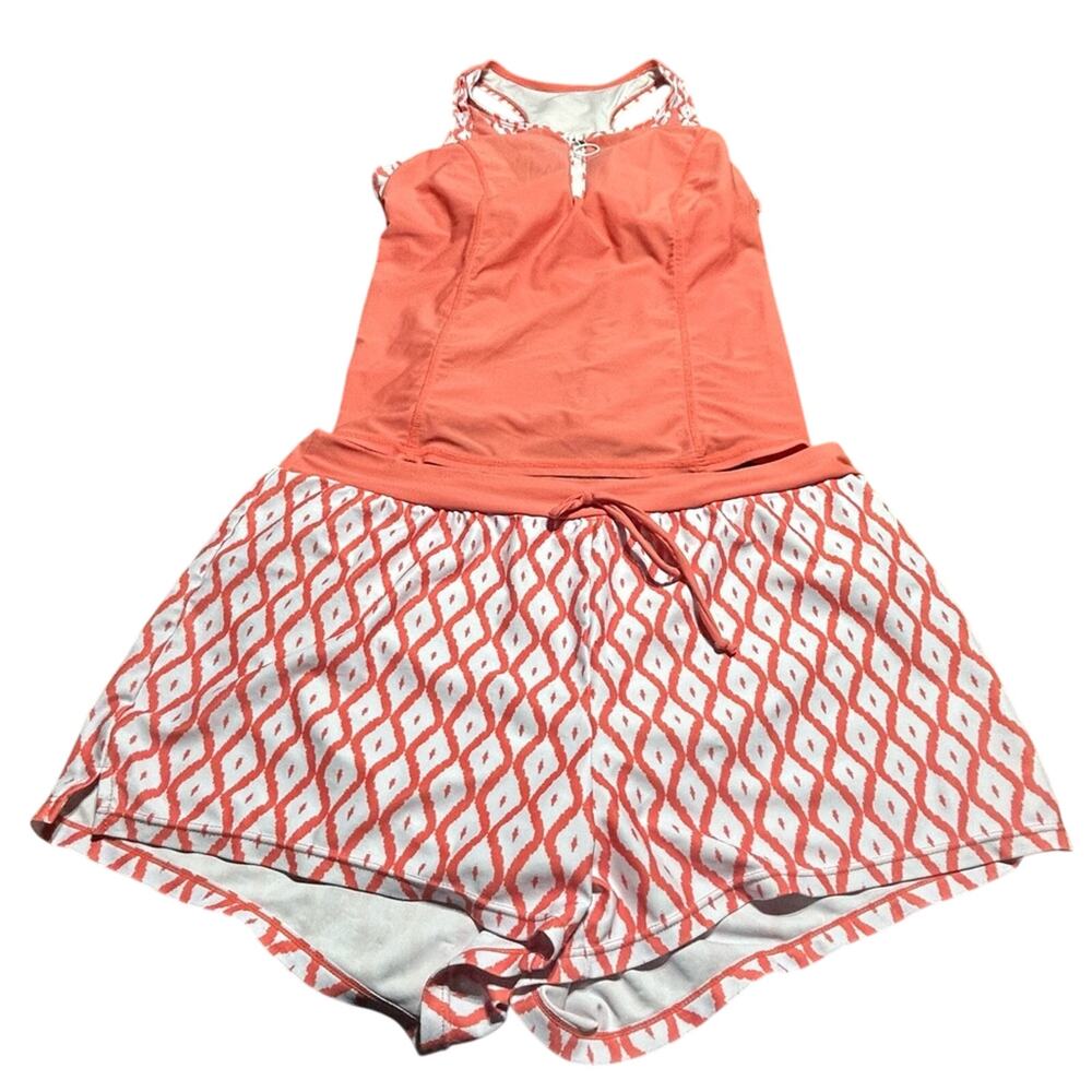 Coral Women's Swim Set tankini and shorts sz l